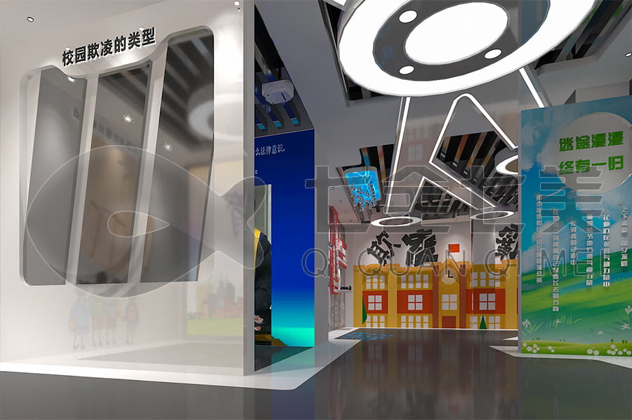 法制宣傳教育展廳，普法宣傳展館產(chǎn)品，公安局普法教育展館效果圖設(shè)計(jì)  建設(shè)意義