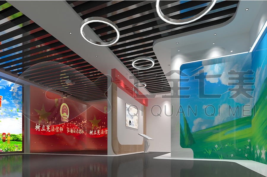 法制教育基地，解決方案，展廳設(shè)計(jì)，多媒體設(shè)備