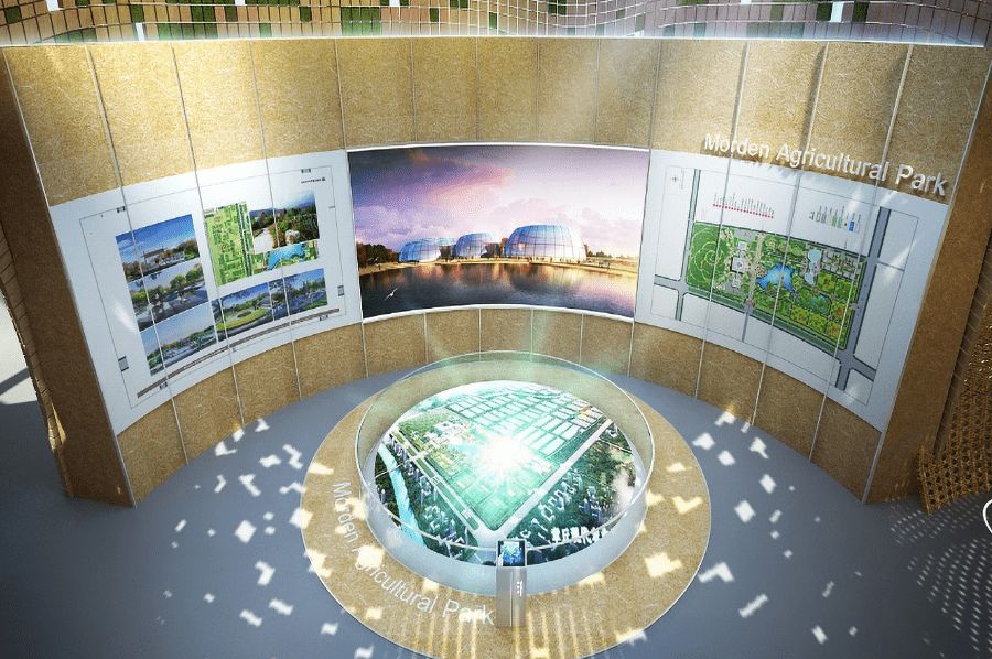 農(nóng)業(yè)局展覽館施工