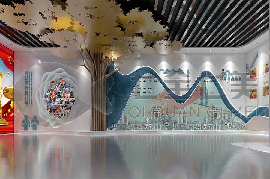 普法宣傳展館，普法示范基地方案，法院普法宣傳平臺(tái)設(shè)計(jì)
