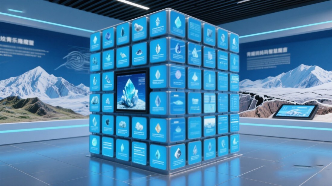 數(shù)字化化石展廳效果圖